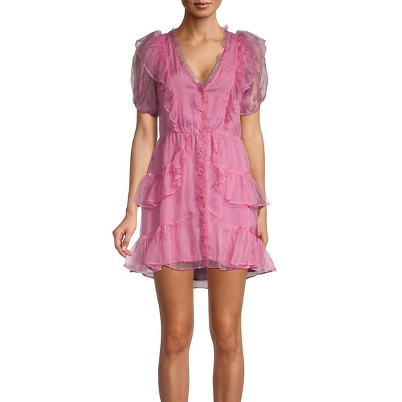 Loveshackfancy frill puff sleeve dress - Picture 1 of 2